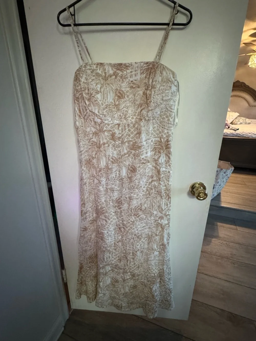 Lilly Pulitzer Jorgian Linen Printed Midi Slip Dress - Picture 8 of 9